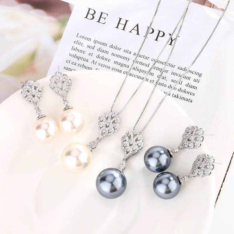 Jewelry set with gold plating and pearl inlay, stylish and elegant for women14mmWholesale
Jewelry set with gold plating and pearl inlay, stylish and elegant for women14mmWholesale