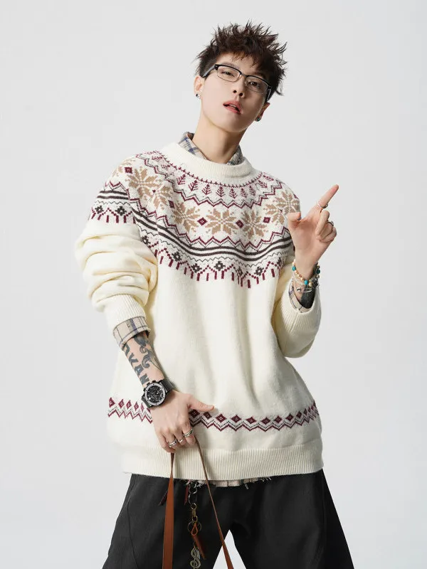 Мужская базовая футболка свободного кроя из нейлона в стиле ретро Fair Isle, американский повседневный стиль
Мужская базовая футболка свободного кроя из нейлона в стиле ретро Fair Isle, американский повседневный стиль