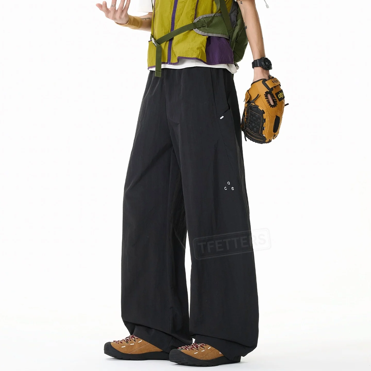 TFETTERS Brand 2026 Spring Japanese Style Techwear Pants Men Baggy Wide Solid Color Hiking Sport Nylon Outdoor Trouser Man
TFETTERS Brand 2026 Spring Japanese Style Techwear Pants Men Baggy Wide Solid Color Hiking Sport Nylon Outdoor Trouser Man