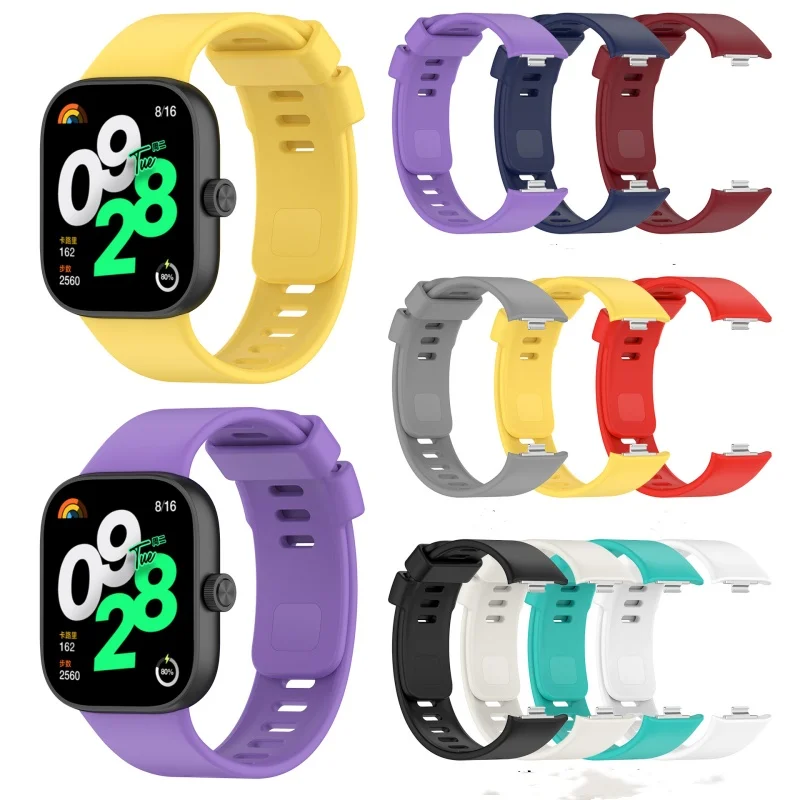 High Quality Soft Silicone Watch Strap for Redmi Watch 4 Replacement Bracelet Wristband for Xiaomi Mi Band 8 Pro Watch Accessoy
High Quality Soft Silicone Watch Strap for Redmi Watch 4 Replacement Bracelet Wristband for Xiaomi Mi Band 8 Pro Watch Accessoy