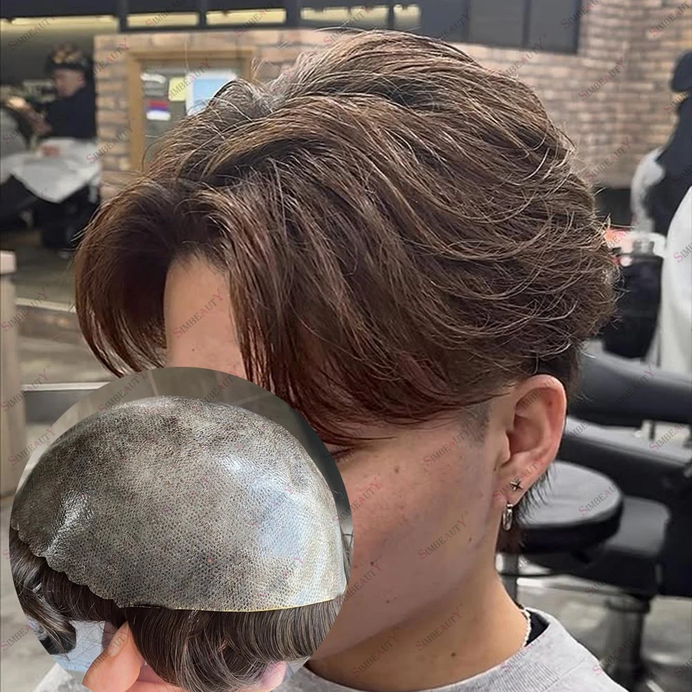 Undetectable 100% Human Hair Transparent PU Skin Silicon Long Last Male Capillary Prosthesis System Natural Hairline #3 #5 Brown
Undetectable 100% Human Hair Transparent PU Skin Silicon Long Last Male Capillary Prosthesis System Natural Hairline #3 #5 Brown