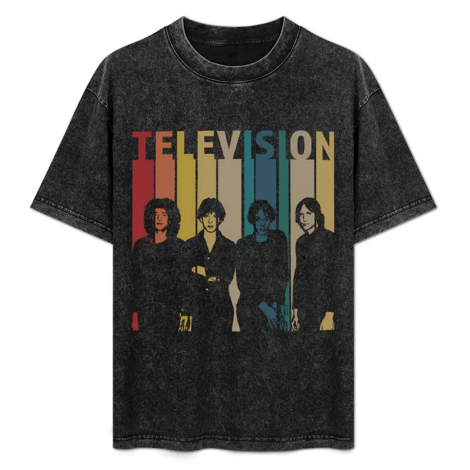 Television Band Retro Vintage T-Shirt Plus Size Solid Color T-Shirt
Television Band Retro Vintage T-Shirt Plus Size Solid Color T-Shirt