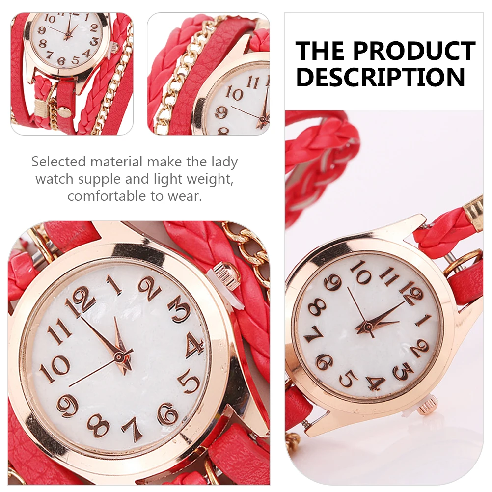 Pu Strap Women'S Quartz Wristwatch Lightweight Skin-Friendly Hypoallergenic Wrap Bracelet Watch For Valentine Wedding
Pu Strap Women'S Quartz Wristwatch Lightweight Skin-Friendly Hypoallergenic Wrap Bracelet Watch For Valentine Wedding