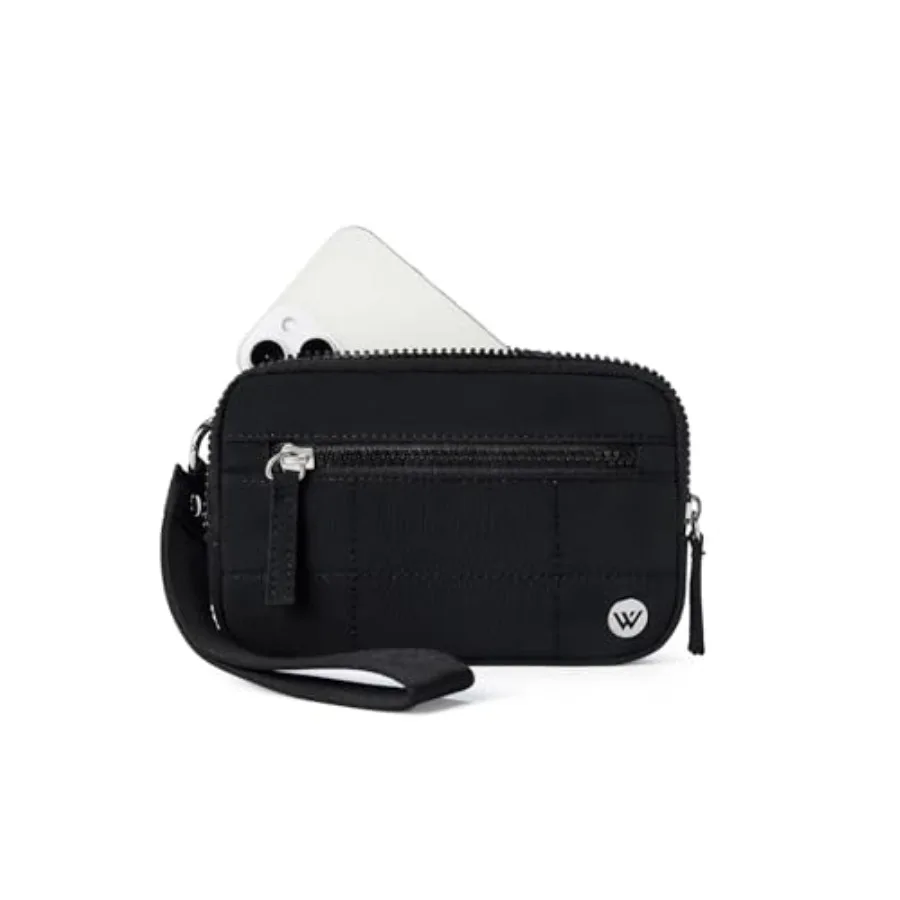 WESTBRONCO Wristlet Wallets for Women RFID Blocking Quilted Nylon Phone Wallet, Card Holder Purse for Travel and Everyday Use
WESTBRONCO Wristlet Wallets for Women RFID Blocking Quilted Nylon Phone Wallet, Card Holder Purse for Travel and Everyday Use