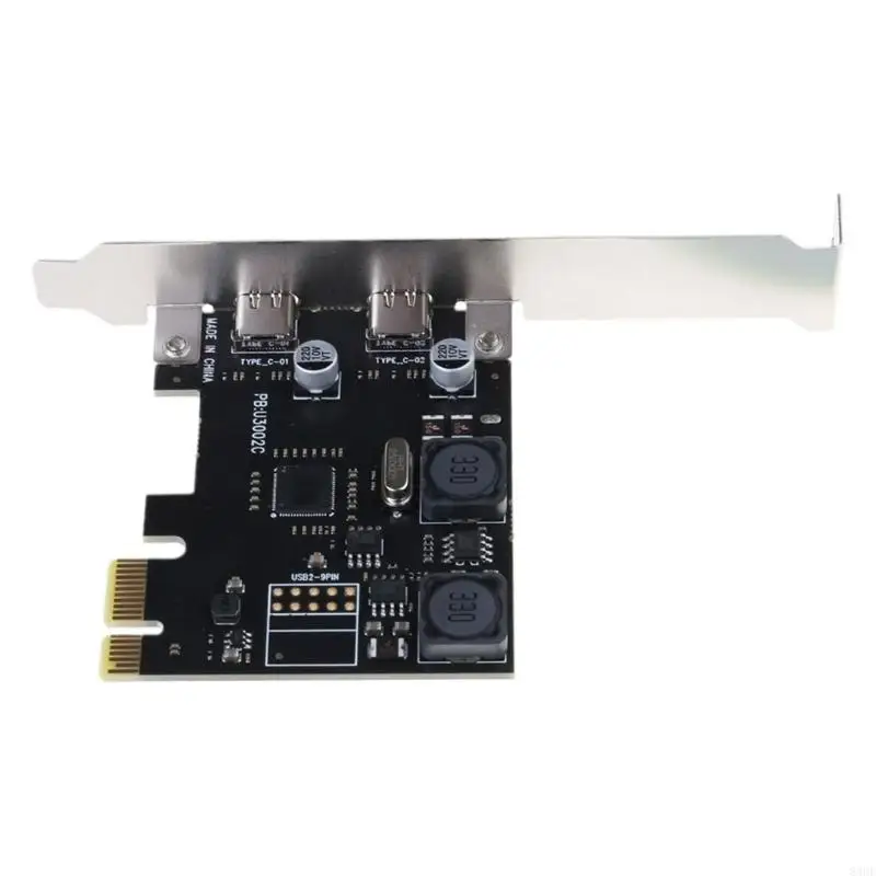 2 Port USB C PCIe Card For Desktop Computer With 5Gbps Transfer Speed 83CF
2 Port USB C PCIe Card For Desktop Computer With 5Gbps Transfer Speed 83CF