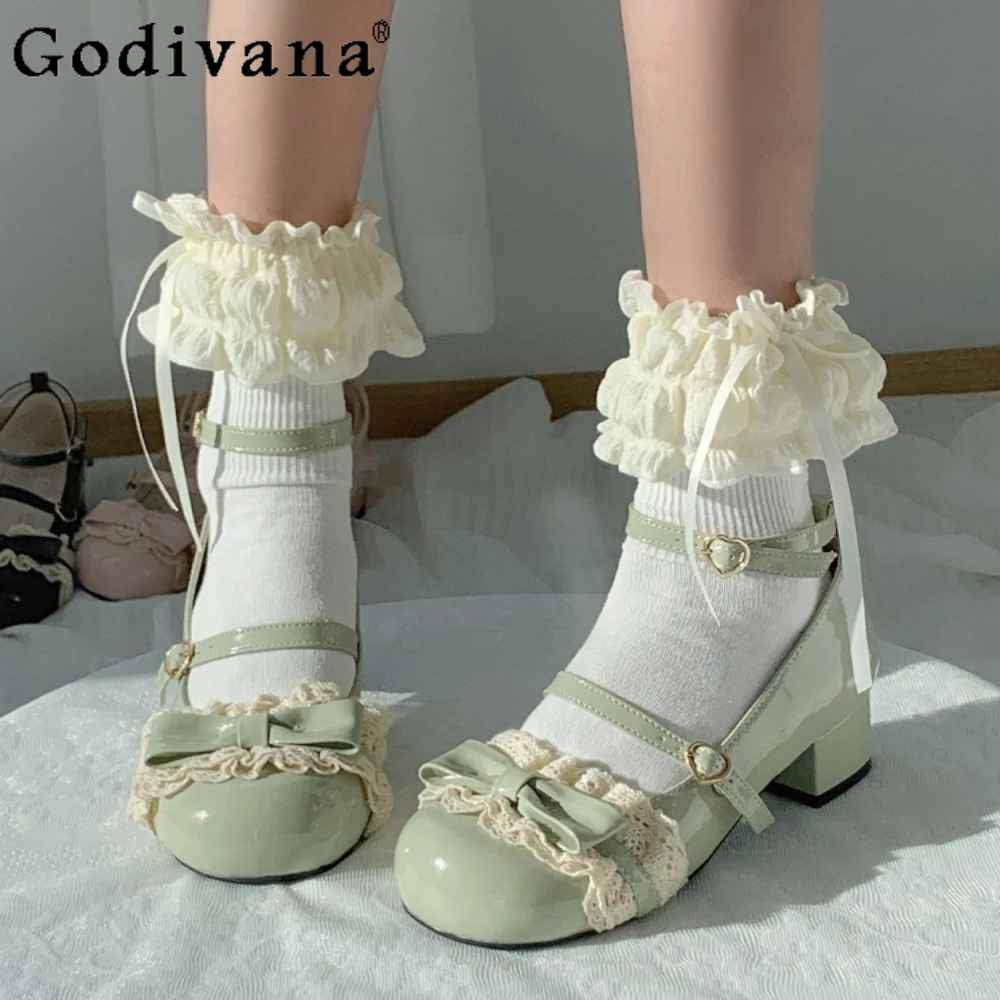 Sweet Cute Low Heel Round Head Single Shoes Lolita Kawaii Platform Shoe Black Women Heels Pumps Japanese
Sweet Cute Low Heel Round Head Single Shoes Lolita Kawaii Platform Shoe Black Women Heels Pumps Japanese