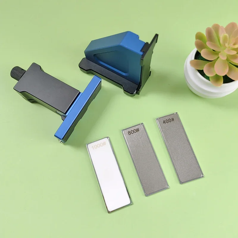 Adjustable Rolling Knife Sharpener Kit 10-40° Blue Adjustable Angles Removable Diamond Plates (400# 800# 1000#) Portable Design
Adjustable Rolling Knife Sharpener Kit 10-40° Blue Adjustable Angles Removable Diamond Plates (400# 800# 1000#) Portable Design