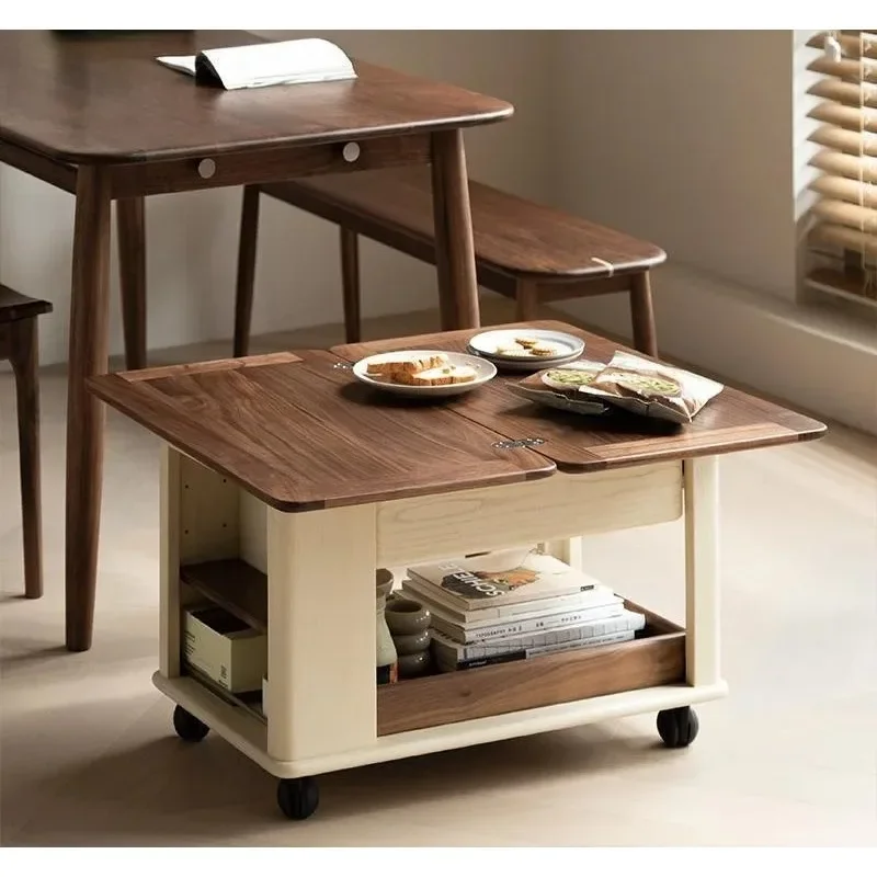 Medieval style solid wood trolley foldable movable small apartment side balcony multi-functional tea table storage corner table
Medieval style solid wood trolley foldable movable small apartment side balcony multi-functional tea table storage corner table
