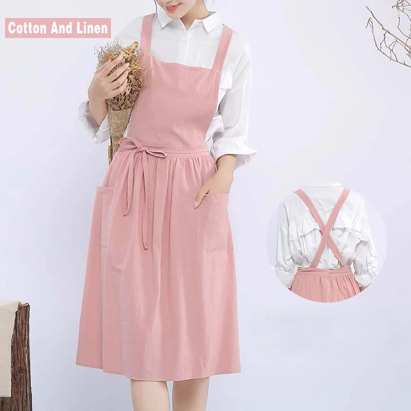 Japanese Korean Style Manicurist Beauty Salon Milk Flower Shop Girl Women Paint Work Dress Painter Cotton Colorful Linen Apron
Japanese Korean Style Manicurist Beauty Salon Milk Flower Shop Girl Women Paint Work Dress Painter Cotton Colorful Linen Apron
