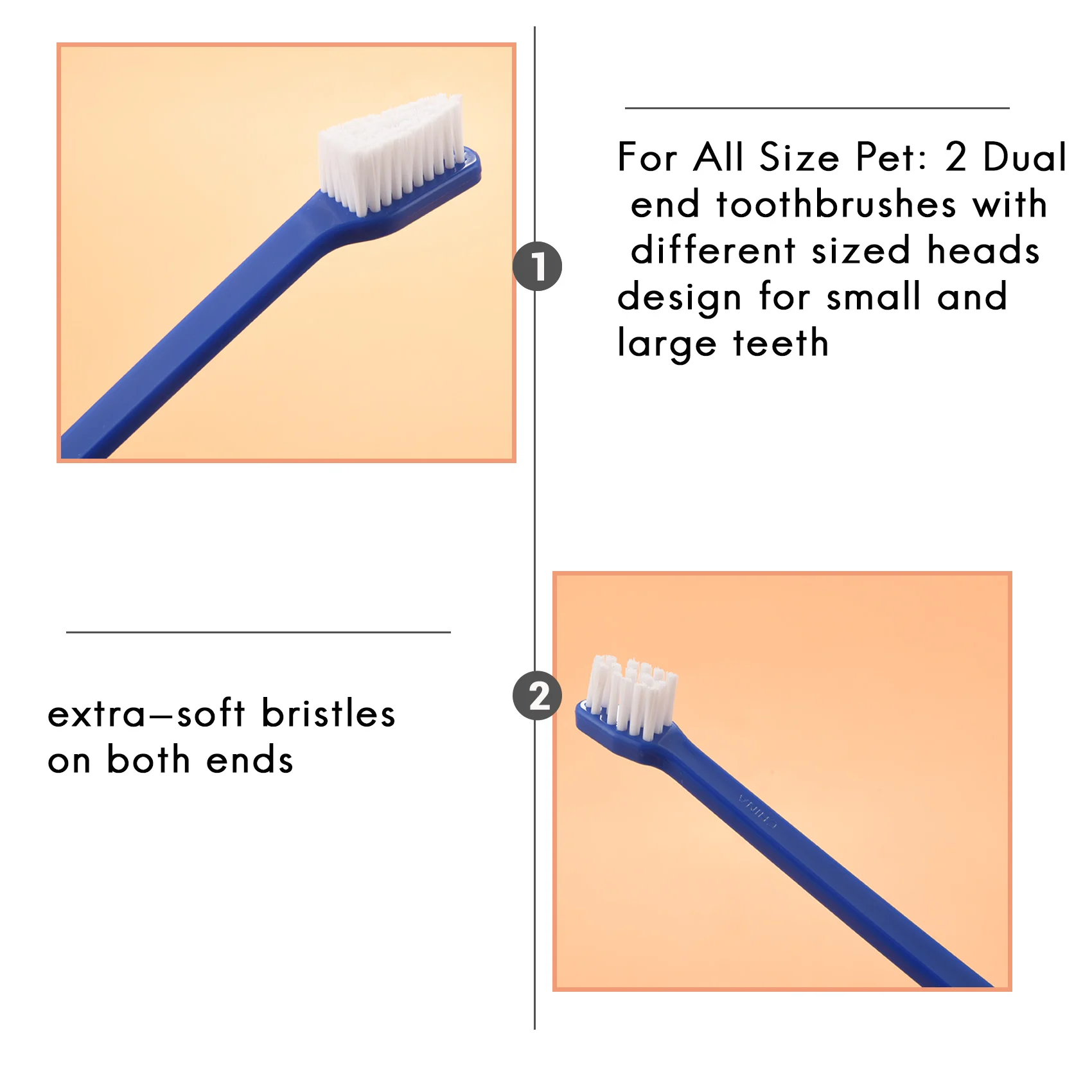 A43T 50 Piece Cat Dog Pet Toothbrush Set Double Headed Convenient Finger Brushes For Safe Dog Cat Care
A43T 50 Piece Cat Dog Pet Toothbrush Set Double Headed Convenient Finger Brushes For Safe Dog Cat Care