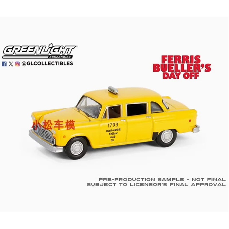 Литой под давлением Greenlight масштаб 1:64 1980/1982 Checker Taxicab желтая кабина из сплава, модель автомобиля, коллекция дисплеев, игрушки для взрослых, подарки, сувениры 
Литой под давлением Greenlight масштаб 1:64 1980/1982 Checker Taxicab желтая кабина из сплава, модель автомобиля, коллекция дисплеев, игрушки для взрослых, подарки, сувениры