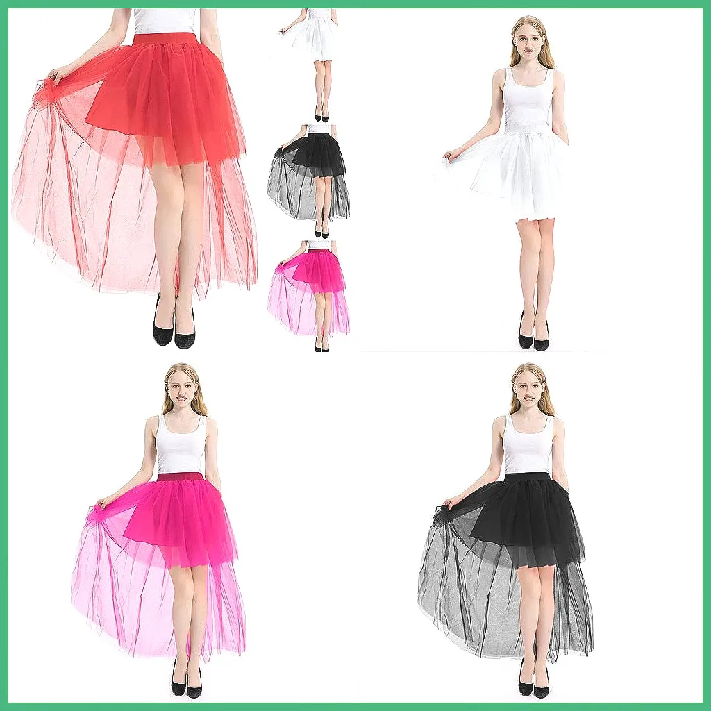 2022 Women's Sexy Mesh Midi Skirt with Puffy Back, Elastic Waist & Korean Style
2022 Women's Sexy Mesh Midi Skirt with Puffy Back, Elastic Waist & Korean Style