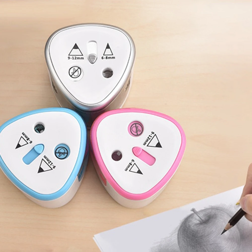 Two Port Electric Pencil Sharpeners Powerful Fast Sharpening Pencil Tool For Colored Pencils
Two Port Electric Pencil Sharpeners Powerful Fast Sharpening Pencil Tool For Colored Pencils