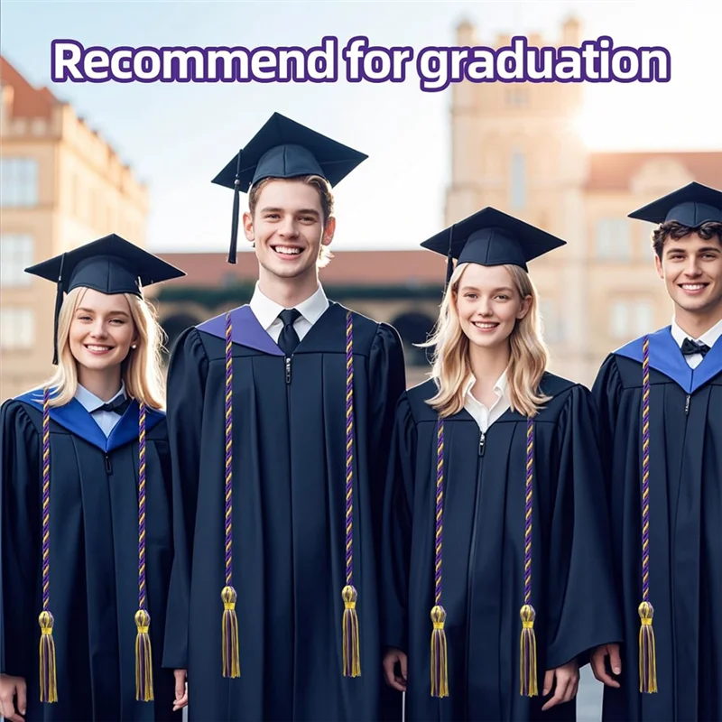 ABVG-20 Pcs Graduation Cords Tassel Graduation Braided For Graduation Students For Graduation Students Bachelor Gold And Purple
ABVG-20 Pcs Graduation Cords Tassel Graduation Braided For Graduation Students For Graduation Students Bachelor Gold And Purple