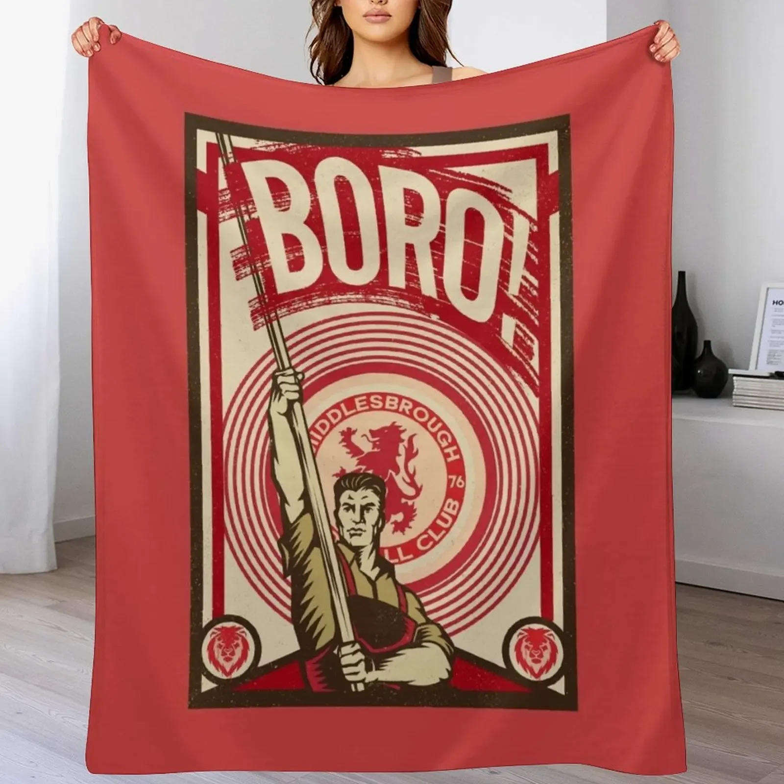 Middlesbrough The Boro Throw Blanket Luxury Designer cosplay anime Bed funny gift Blankets
Middlesbrough The Boro Throw Blanket Luxury Designer cosplay anime Bed funny gift Blankets