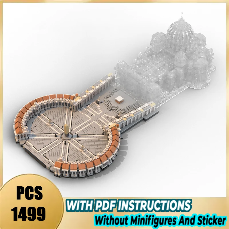 Exquisite brand building blocks Saint Peter's Square 1:800 Technical modules bricks model gift Christmas toy DIY assembly set!
Exquisite brand building blocks Saint Peter's Square 1:800 Technical modules bricks model gift Christmas toy DIY assembly set!