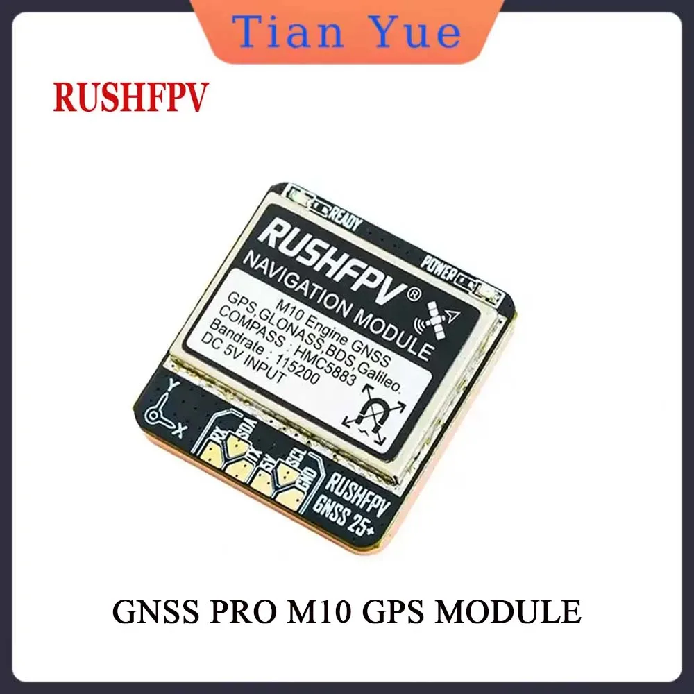 RUSHFPV GNSS PRO M10 GPS-модуль с двумя протоколами Встроенная керамическая антенна HMC5883 Компас 5 В Вход 25X25 мм для дальнего действия RC FPV
RUSHFPV GNSS PRO M10 GPS-модуль с двумя протоколами Встроенная керамическая антенна HMC5883 Компас 5 В Вход 25X25 мм для дальнего действия RC FPV