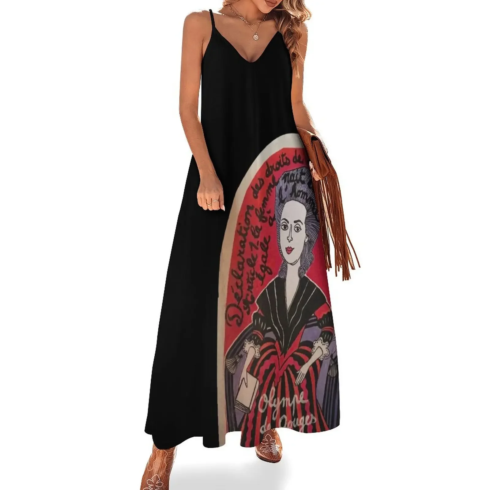 Olympe de Gouges street art Sleeveless Dress woman dress women party dresses Long dresses
Olympe de Gouges street art Sleeveless Dress woman dress women party dresses Long dresses