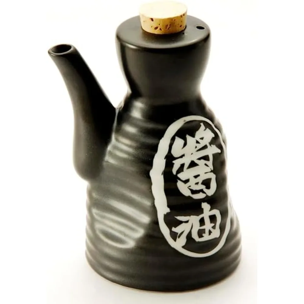Japanese traditional porcelain soy sauce bottle dispenser with cork earthenware oil orange vinegar soy sauce
Japanese traditional porcelain soy sauce bottle dispenser with cork earthenware oil orange vinegar soy sauce