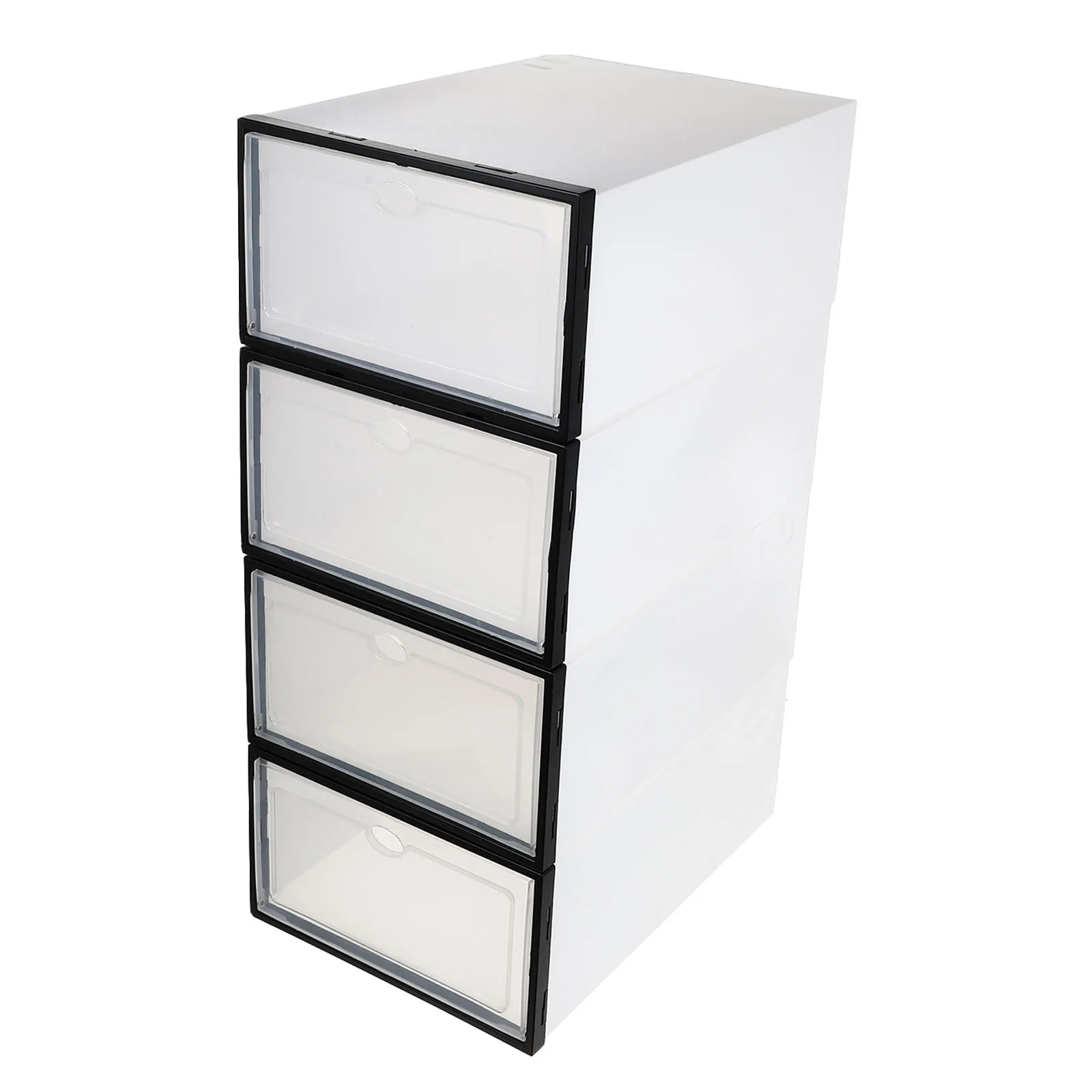 4pcs Transparent Plastic Shoe Storage Boxes Household Sundry Holders Thickened Waterproof Stackable Easy Open Practical
4pcs Transparent Plastic Shoe Storage Boxes Household Sundry Holders Thickened Waterproof Stackable Easy Open Practical