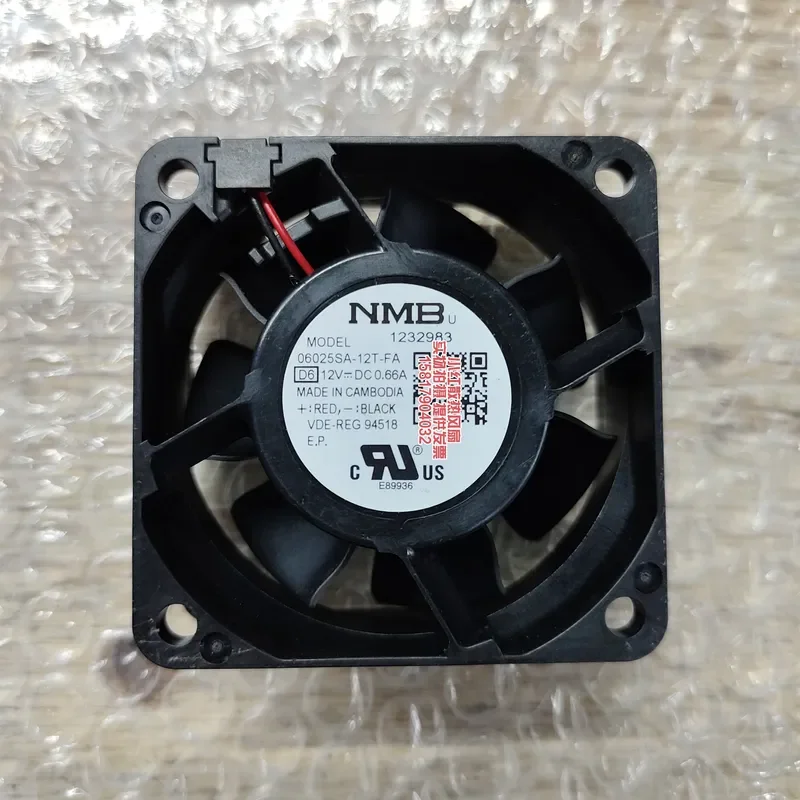 NMB 06025SA-12T-FA T12 Power Cooling Fan for 12V 0.66A 6CM Large Air Volume Fan
NMB 06025SA-12T-FA T12 Power Cooling Fan for 12V 0.66A 6CM Large Air Volume Fan