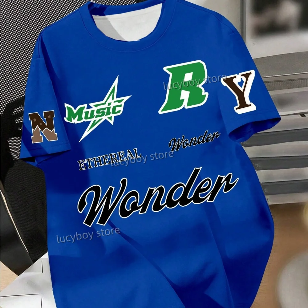 WONDER MUSIC Printedsummer Mens Short Sleeve T Shirt Man O-Neck Sportwear Racing Jersey Tee Vintage Casual Tops Men Clothes
WONDER MUSIC Printedsummer Mens Short Sleeve T Shirt Man O-Neck Sportwear Racing Jersey Tee Vintage Casual Tops Men Clothes