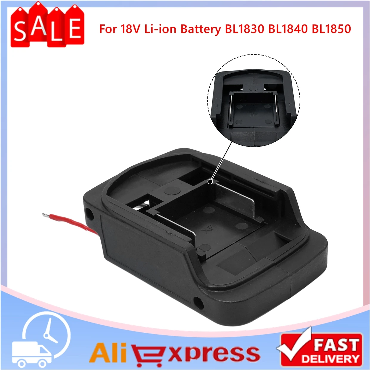 2Pcs Battery Adapter DIY Cable Connector For 18V Li-ion Battery BL1830 BL1840 BL1850 Power Tool Accessoies
2Pcs Battery Adapter DIY Cable Connector For 18V Li-ion Battery BL1830 BL1840 BL1850 Power Tool Accessoies