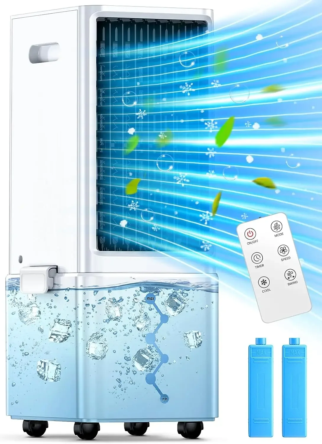 Cooling, Energy Efficient Portable Air Conditioners with Remote Control, 4 Convenient Modes & 3 Adjustable Speeds, Advanced Wate
Cooling, Energy Efficient Portable Air Conditioners with Remote Control, 4 Convenient Modes & 3 Adjustable Speeds, Advanced Wate