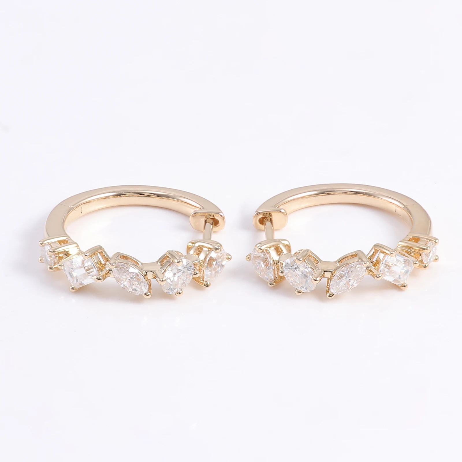 Provence 14K Yellow Gold Moissanite Hoop Earrings for Women Marquise Cut D Color Custom Women's Stud Earrings DIY Jewelry
Provence 14K Yellow Gold Moissanite Hoop Earrings for Women Marquise Cut D Color Custom Women's Stud Earrings DIY Jewelry