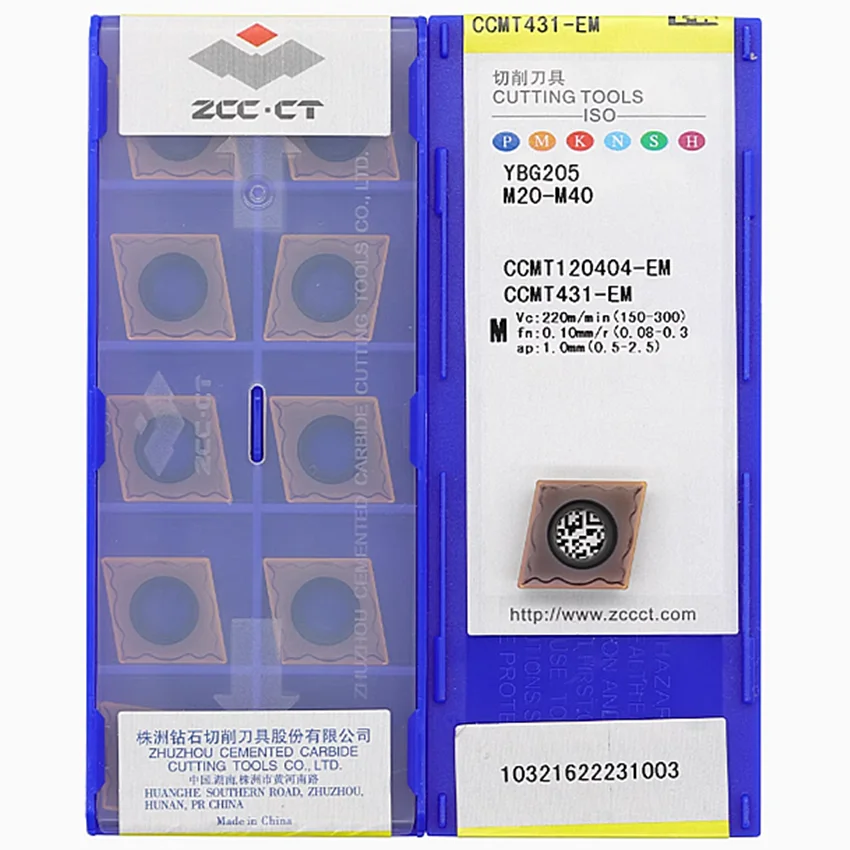 CCMT120404-EM YBG205 YBM253 YBG202 YBG205H/CCMT120408-EM YBG205 YBM253 YBG202 YBG205H ZCC.CT CNC carbide inserts turning inserts
CCMT120404-EM YBG205 YBM253 YBG202 YBG205H/CCMT120408-EM YBG205 YBM253 YBG202 YBG205H ZCC.CT CNC carbide inserts turning inserts