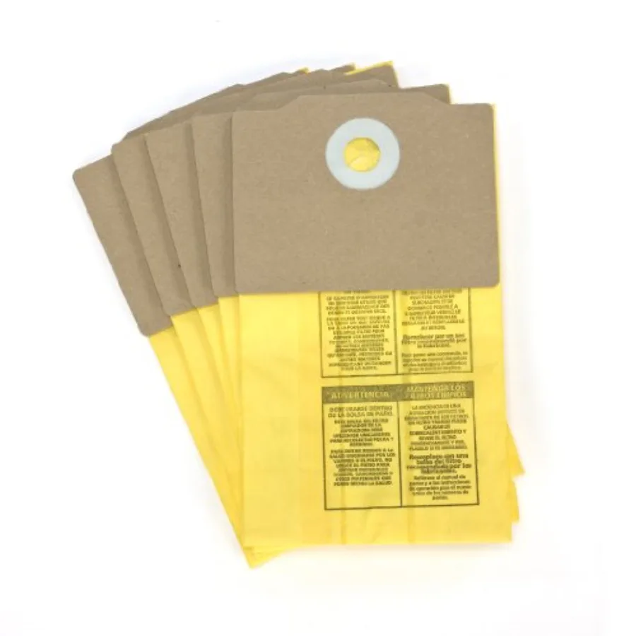 9191710 High Efficiency Disposable Filter Bags Designed for Backpack Vac Model BP20TS White Paper Material Ideal for Fine Dust
9191710 High Efficiency Disposable Filter Bags Designed for Backpack Vac Model BP20TS White Paper Material Ideal for Fine Dust