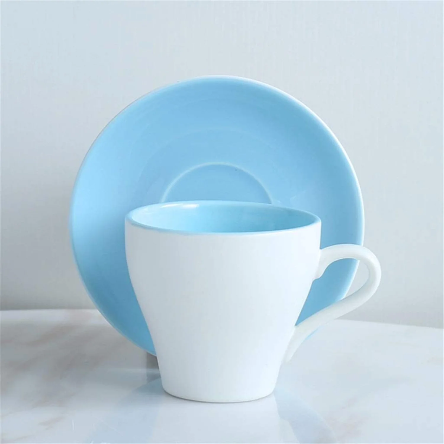Nordic Style Ceramic Latte Coffee Mug Saucer Set - Frosted Design, Perfect for Espresso, Cappuccino, or Cafe - Small Size for Ea
Nordic Style Ceramic Latte Coffee Mug Saucer Set - Frosted Design, Perfect for Espresso, Cappuccino, or Cafe - Small Size for Ea