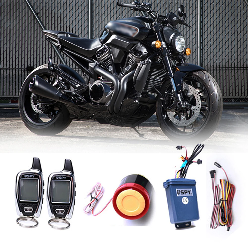 Motorcycle Anti-Theft Alarm System 2-Way LCD Alarm Wireless Remote Engine Starter Stop with Remote Controller Horn
Motorcycle Anti-Theft Alarm System 2-Way LCD Alarm Wireless Remote Engine Starter Stop with Remote Controller Horn