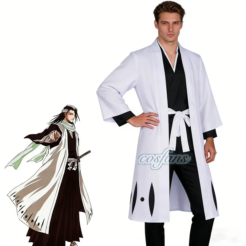 Anime Blea-ch Aizen Sousuke Thousand Year Blood War Cosplay Costume 5th Division Captain Kimono Arrancar Uniform Halloween
Anime Blea-ch Aizen Sousuke Thousand Year Blood War Cosplay Costume 5th Division Captain Kimono Arrancar Uniform Halloween