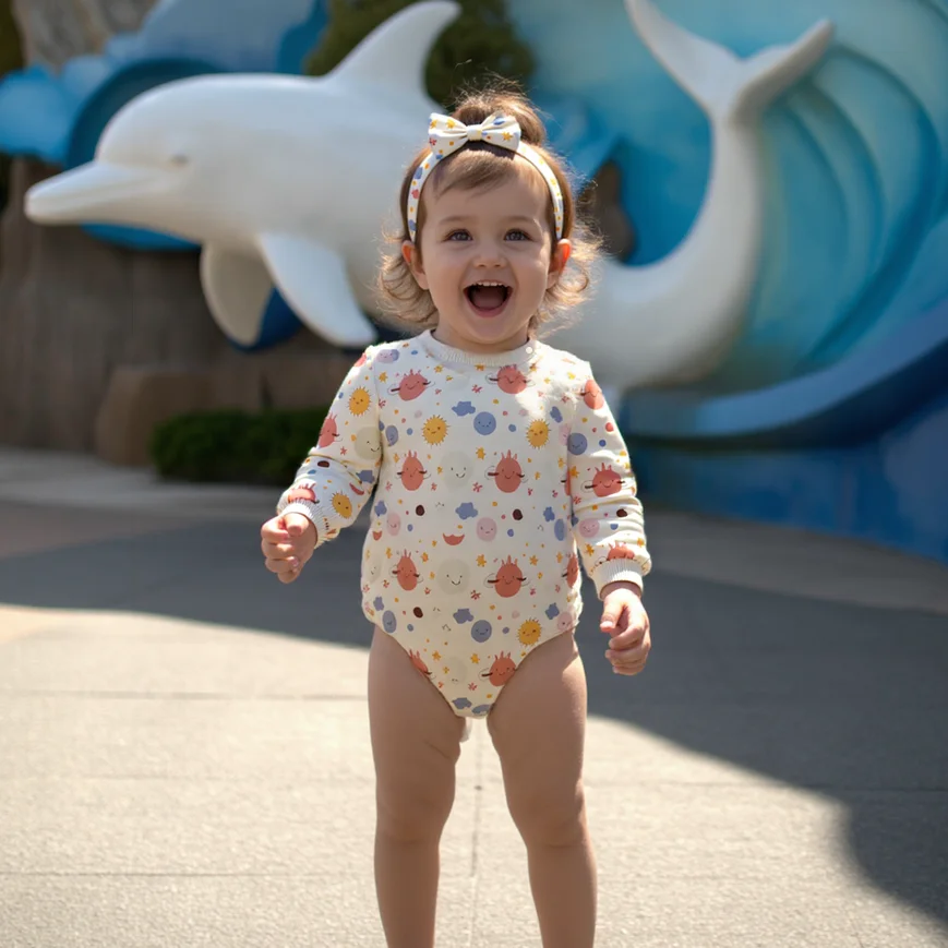 Sanlutoz милые милые боди с длинными рукавами для маленьких девочек, одежда для малышей, осенние комбинезоны с повязкой на голову
Sanlutoz милые милые боди с длинными рукавами для маленьких девочек, одежда для малышей, осенние комбинезоны с повязкой на голову