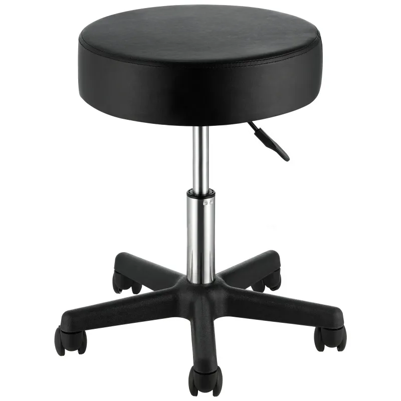 Rolling Round Stool 40cm Diameter w/ 5 Swivel Casters 360° Rotation Height Adjustable Round Stool for Bar Salon Office
Rolling Round Stool 40cm Diameter w/ 5 Swivel Casters 360° Rotation Height Adjustable Round Stool for Bar Salon Office