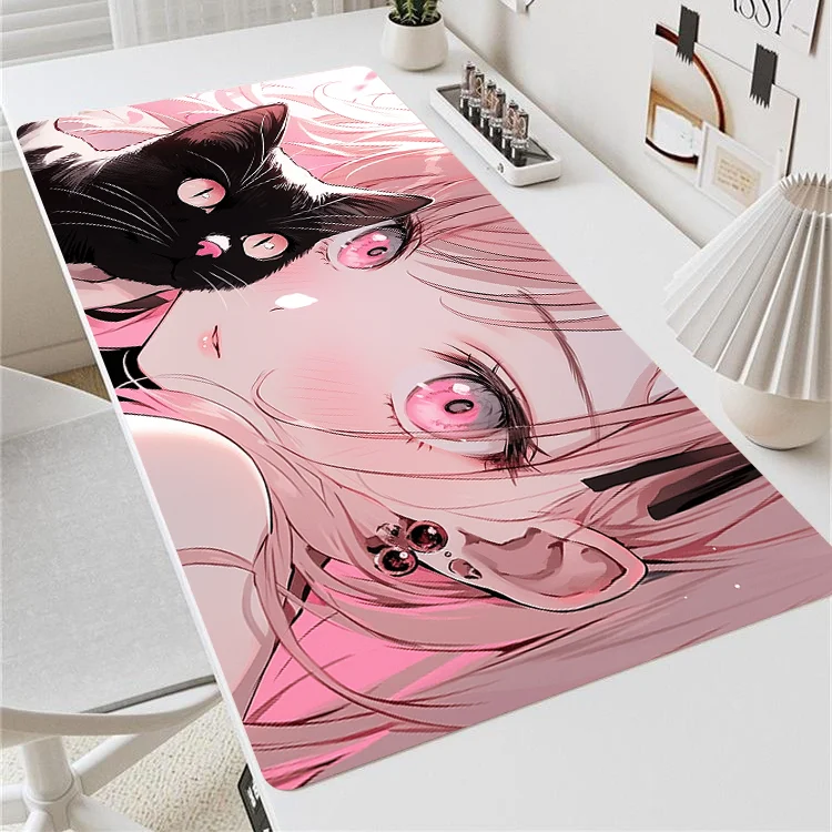 Large Pink Girl Anime Mouse Pad 90x40 Black Cat Desk Mat Table Decoration Game Office Mini Pc Laptop Gaming accessories Mousepad
Large Pink Girl Anime Mouse Pad 90x40 Black Cat Desk Mat Table Decoration Game Office Mini Pc Laptop Gaming accessories Mousepad