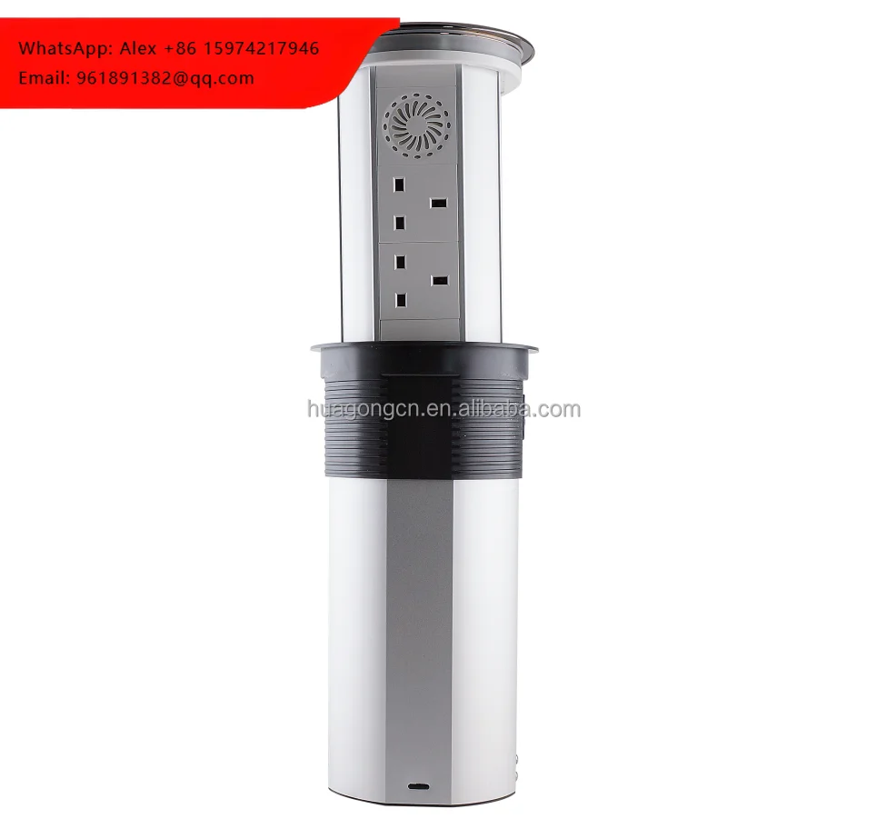 British 3 Gang Motorised Pop Up Uk Electrical Plug Tower Socket Outlet WiFi Smart Type C
British 3 Gang Motorised Pop Up Uk Electrical Plug Tower Socket Outlet WiFi Smart Type C