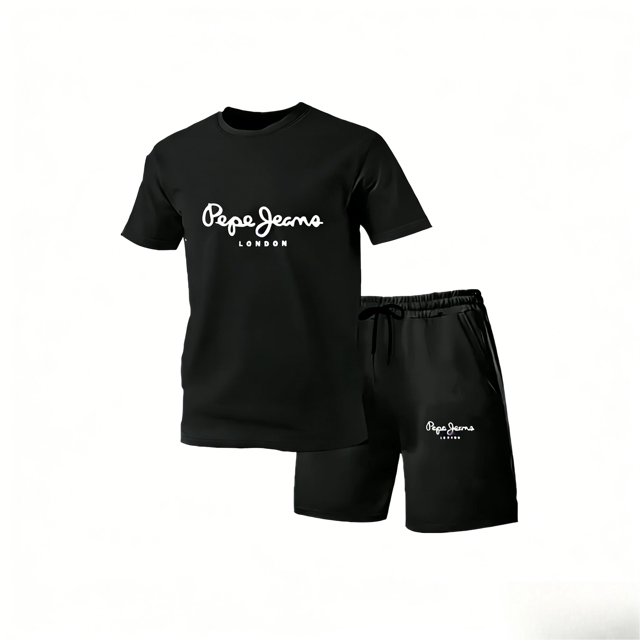 New summer fitness sportswear for men, short-sleeved T-shirt and shorts two-piece set, breathable and quick-drying casual wear
New summer fitness sportswear for men, short-sleeved T-shirt and shorts two-piece set, breathable and quick-drying casual wear