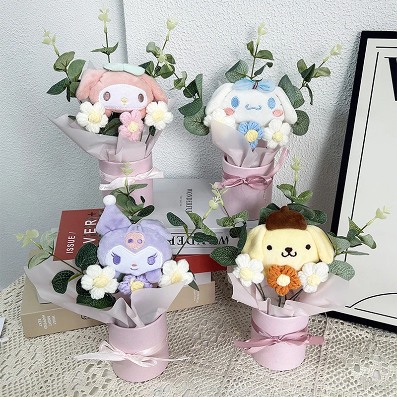Cartoon Sanrio Plush Doll Kuromi My Melody Hello Kitty Graduation Bouquet Toy Valentine's Day Christmas Surprise Holiday Gifts
Cartoon Sanrio Plush Doll Kuromi My Melody Hello Kitty Graduation Bouquet Toy Valentine's Day Christmas Surprise Holiday Gifts