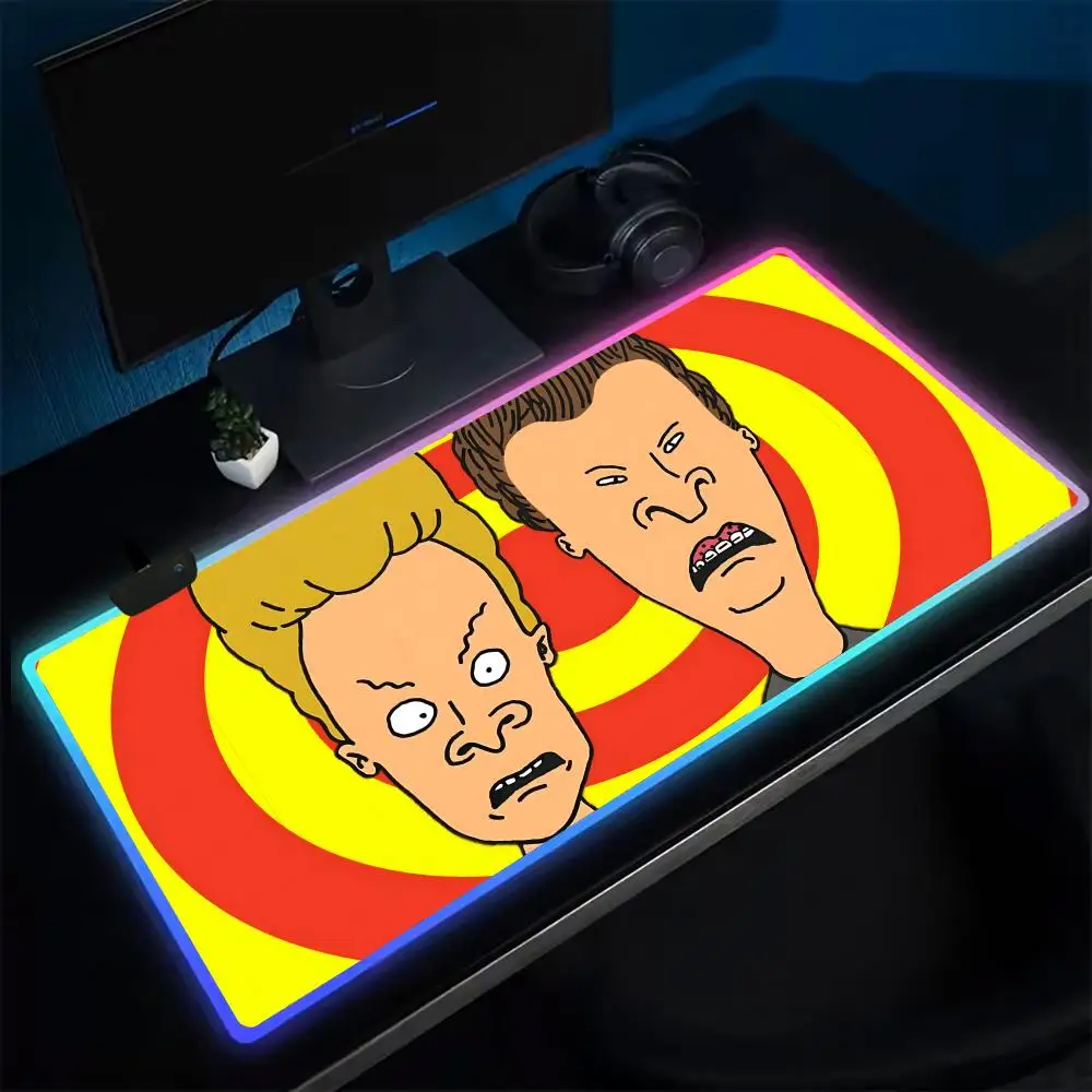 Beavis And Butthead Mouse Pad Anime Gaming Mouse Pad LED Table Pads Backlit Rubber Desktop XXL RGB Desk Mats
Beavis And Butthead Mouse Pad Anime Gaming Mouse Pad LED Table Pads Backlit Rubber Desktop XXL RGB Desk Mats