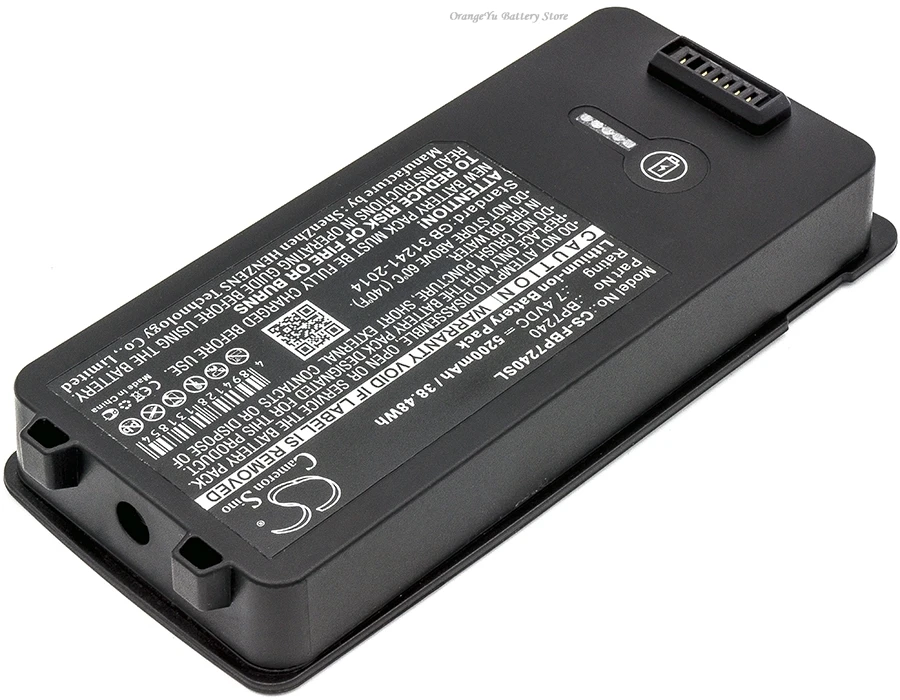Replacement 7.4V 5200mAh Battery BP7240 for Fluke 753 754 754 VIP2 754 VIP1
Replacement 7.4V 5200mAh Battery BP7240 for Fluke 753 754 754 VIP2 754 VIP1