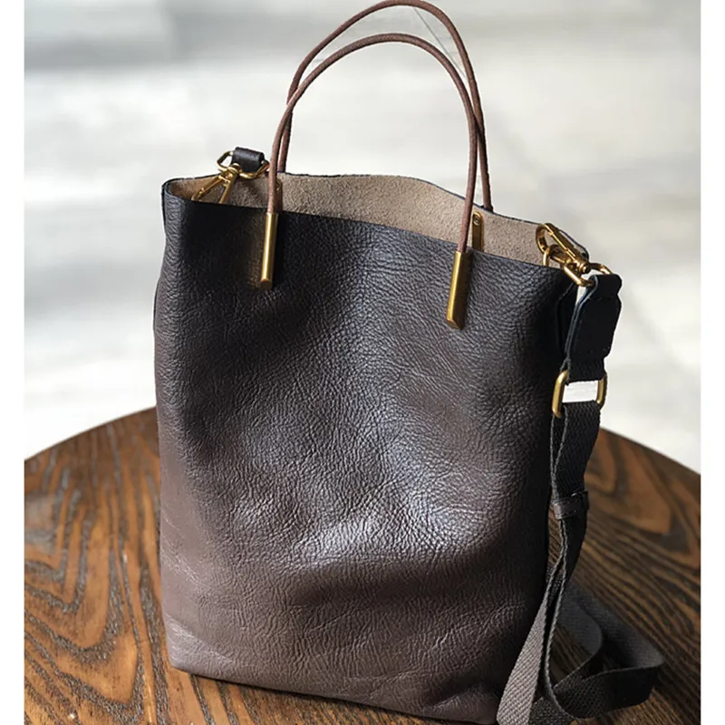 Bucket Genuine Leather Women Bag New Retro Nature Soft Cowhide Handbag Versatile Designer High Quality Shoulder Bags
Bucket Genuine Leather Women Bag New Retro Nature Soft Cowhide Handbag Versatile Designer High Quality Shoulder Bags