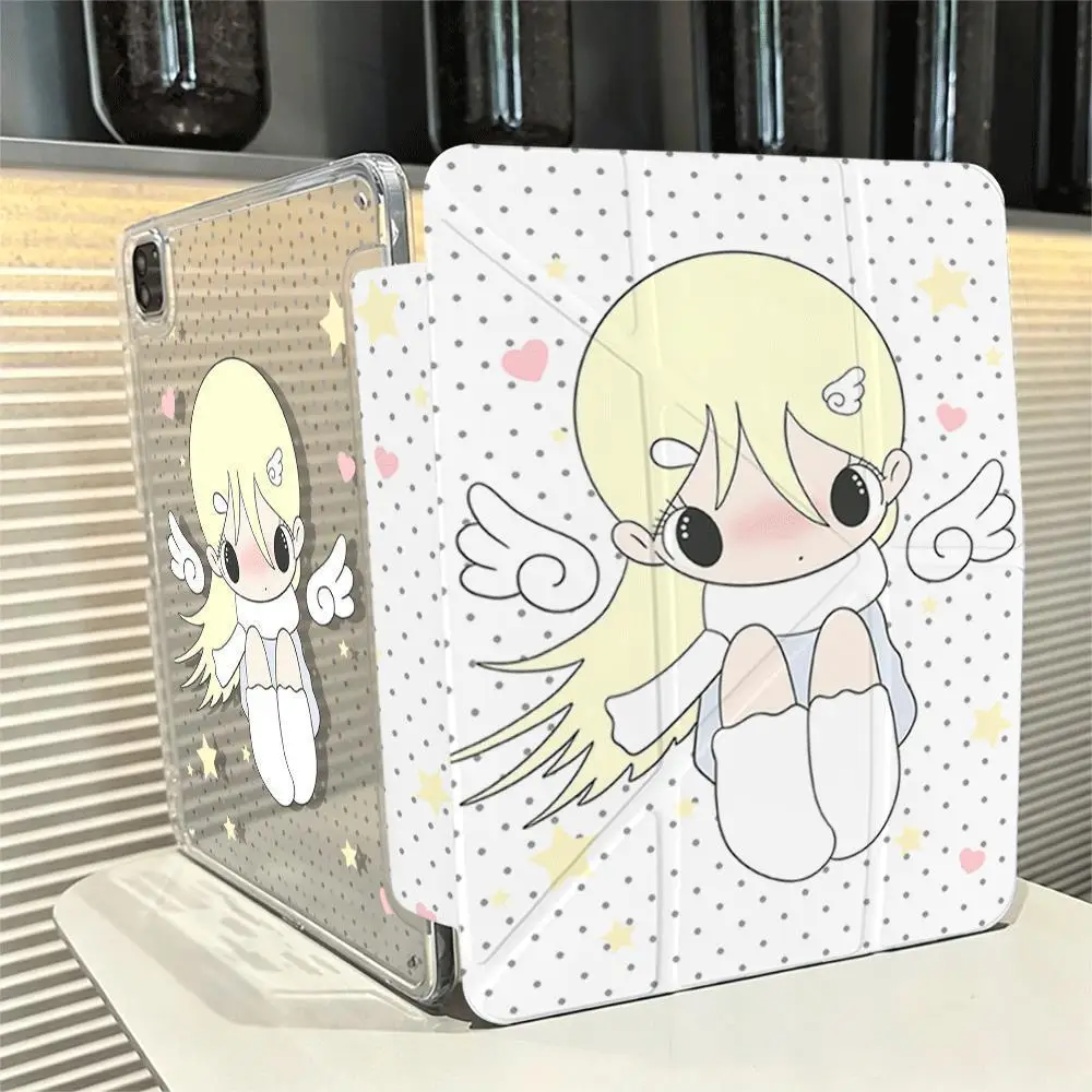 Simple Cute Long Hair Girl Case For iPad Air 11 10th 11th A16 9th Cover iPad Pro11 4 5 10.9in 12.9 M2 M3 M4 Mini 7 Pencil Holder
Simple Cute Long Hair Girl Case For iPad Air 11 10th 11th A16 9th Cover iPad Pro11 4 5 10.9in 12.9 M2 M3 M4 Mini 7 Pencil Holder