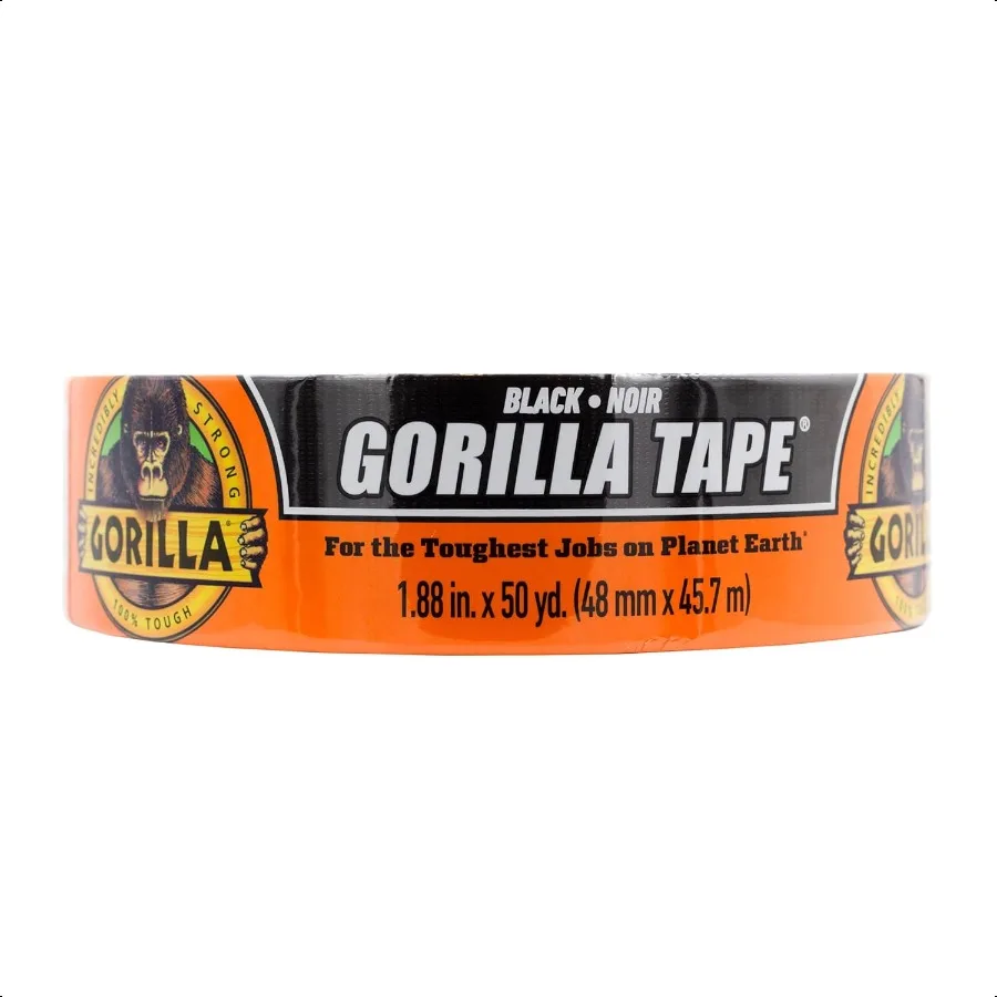 Клейкая лента Gorilla, черная лента, 1,88 x 50 лет, упаковка из 1 прочных и атмосферостойких для использования в помещении или на открытом воздухе
Клейкая лента Gorilla, черная лента, 1,88 x 50 лет, упаковка из 1 прочных и атмосферостойких для использования в помещении или на открытом воздухе