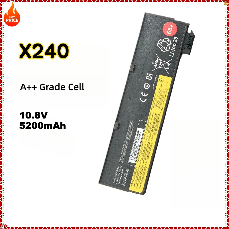 X240 5200mAh Laptop Battery For Lenovo Thinkpad X270 X260 X240 X250 T450 T470P T450S T440S K2450 W550S P50S 45N1136 45N1738 68+
X240 5200mAh Laptop Battery For Lenovo Thinkpad X270 X260 X240 X250 T450 T470P T450S T440S K2450 W550S P50S 45N1136 45N1738 68+