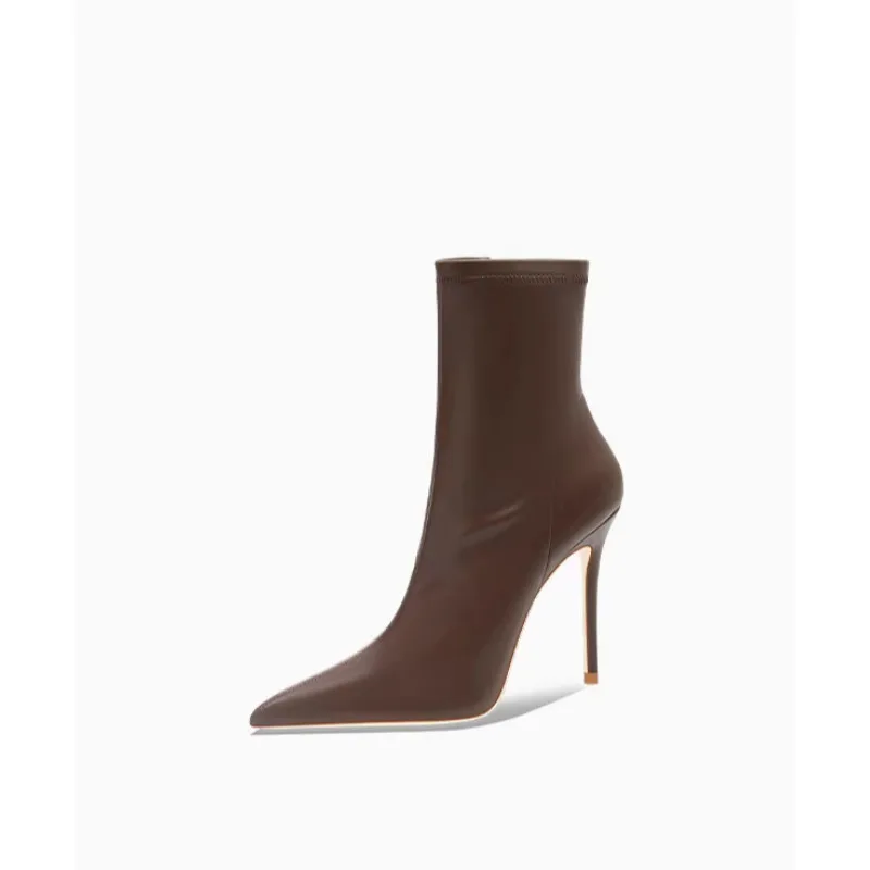 Trendy Brown High Heel Ankle Boots Pointed Toe Women Boots Slim Fit Autumn Winter
Trendy Brown High Heel Ankle Boots Pointed Toe Women Boots Slim Fit Autumn Winter