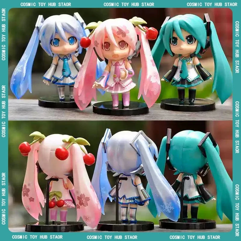 Hatsune Miku Anime Figure Kawaii Hatsune Pink Green Q Version Figure Pvc Model Gk Statue Collection Toy Decoration Doll Kid Gift
Hatsune Miku Anime Figure Kawaii Hatsune Pink Green Q Version Figure Pvc Model Gk Statue Collection Toy Decoration Doll Kid Gift