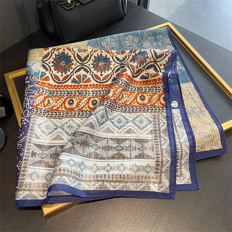 Natural Silk Square Wraps Scarves New Flower Scarf Shawl Women Hijab Cotton Headband Fashion Ladies Pashmina Foulard Bandana 
Natural Silk Square Wraps Scarves New Flower Scarf Shawl Women Hijab Cotton Headband Fashion Ladies Pashmina Foulard Bandana