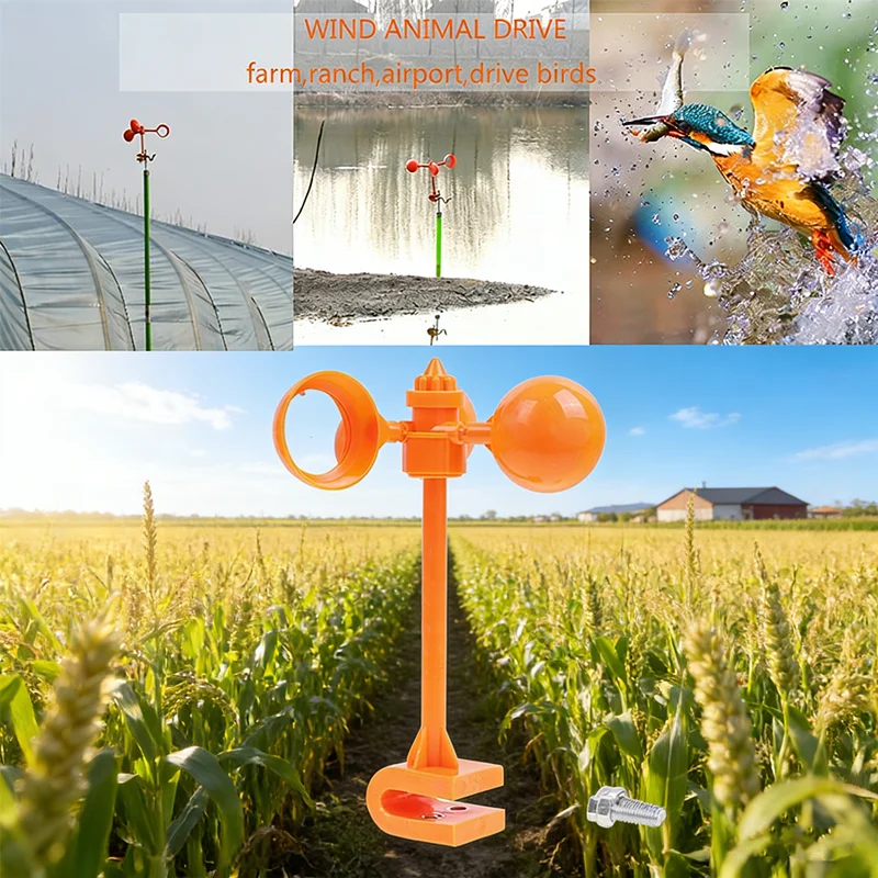 Outdoor Bird Deterrent - 360° Wind-Driven Bird Scarer with Reflective Panels, Easy Install for Yards, Farms, Pools or Rooftops
Outdoor Bird Deterrent - 360° Wind-Driven Bird Scarer with Reflective Panels, Easy Install for Yards, Farms, Pools or Rooftops